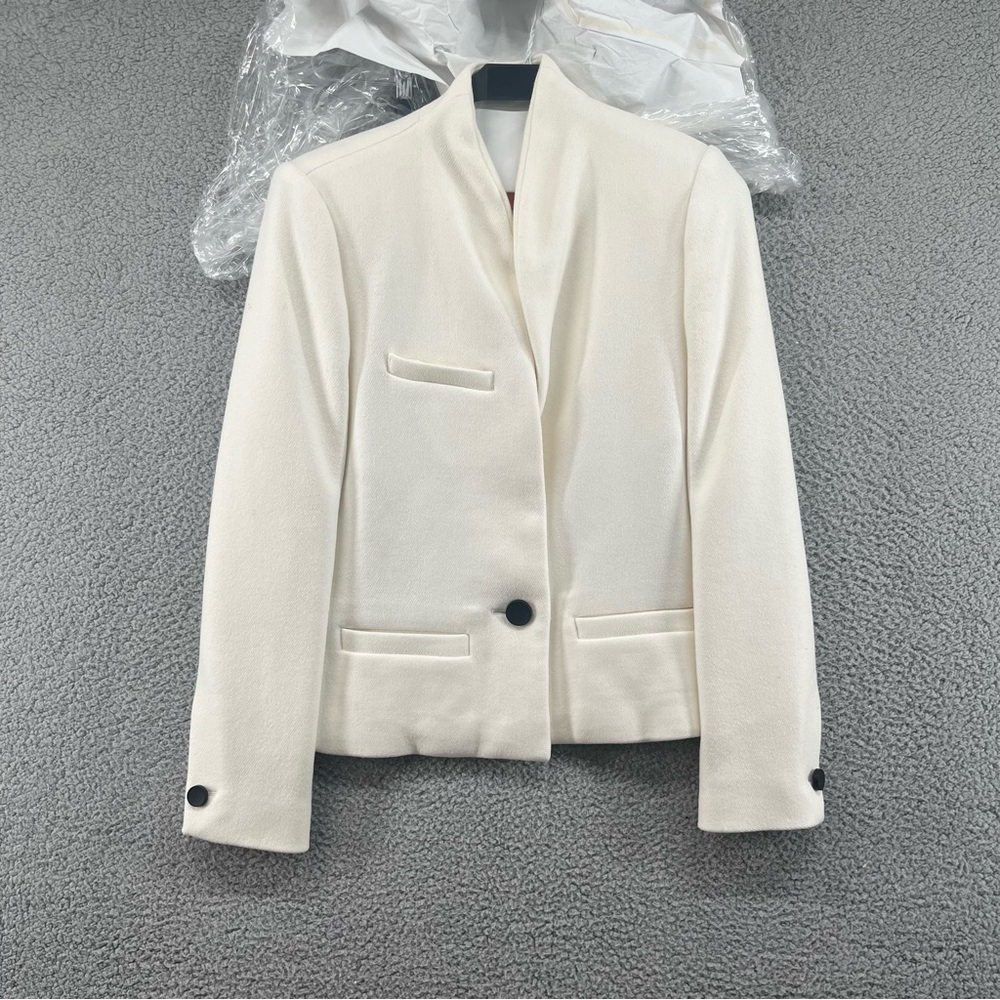 2691 Isabel Marant Etoile White Blazer Size 38 Medium